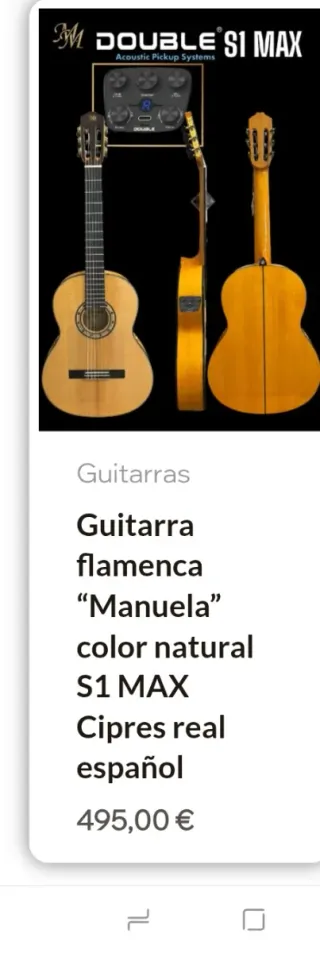 Guitarra Flamenca Autoamplificada