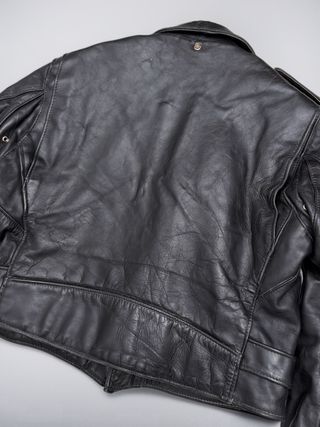 Cazadora Cuero Vintage Schott Talla 46