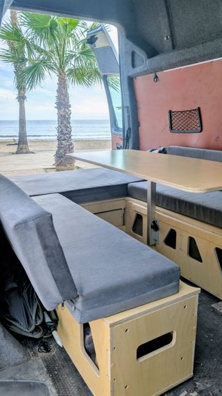 VW T5 CAMPER, CAMPER, larga con techo alto H2