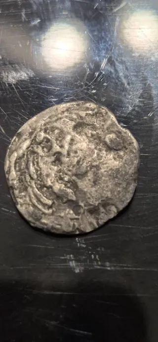 Moneda Griega Antigua Plata Liga Aquea