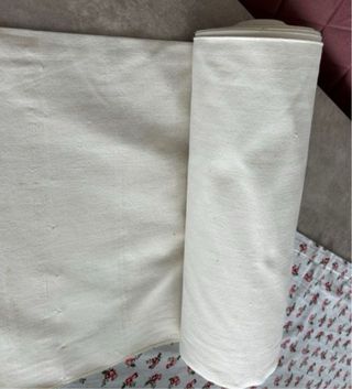 Tessuto in lino fatto a telaio 2,90 x 0,75