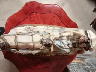 Statua Capodimonte Carrozza con Ombrello