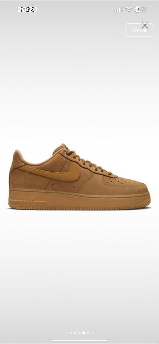 Zapatillas Nike Air Force 1 Marrones/Amarillas