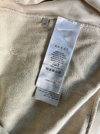 Sudadera Gucci Manifesto Talla XL oversize
