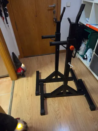 Soporte para barra de pesas