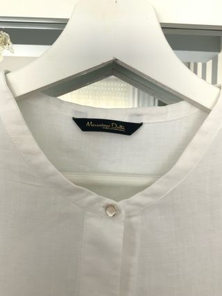 Blusón Massimo Dutti Blanco