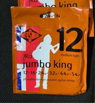 Juego Cuerdas Guitarra Rotosound JK12 Jumbo King u