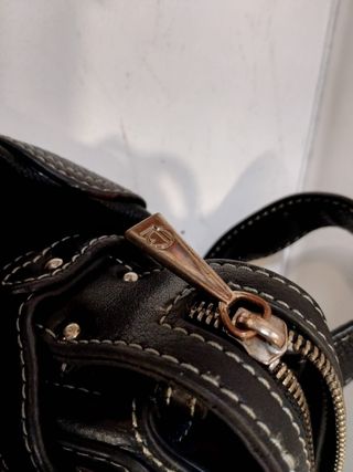 Bolso Guy Laroche Piel Negra Hombro