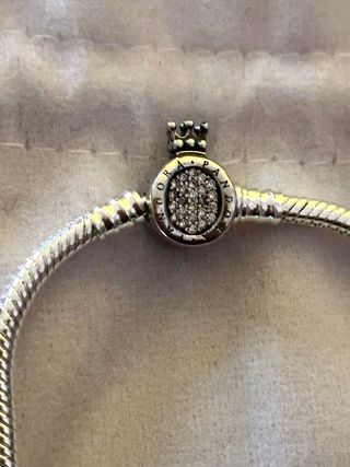 Pulsera Pandora 17 cm Plata