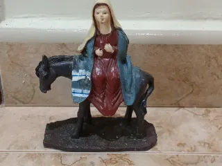 Figura Belén Virgen María en Burro