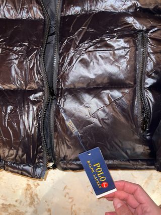 Abrigo Polo Ralph Lauren Negro Brillante