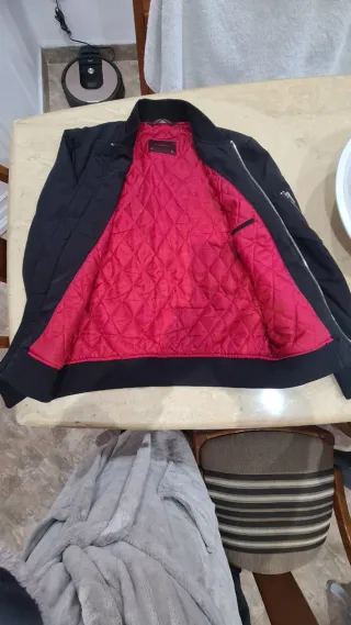 Cazadora Zara Negra Chico