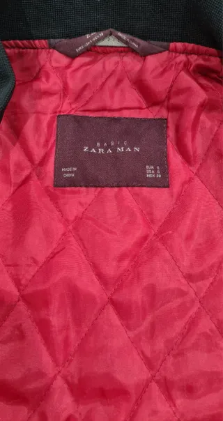 Cazadora Zara Negra Chico