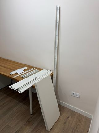 Estantería Bror Ikea Metal Blanca