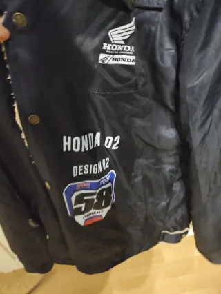 Chaqueta Honda Negra Talla XXL