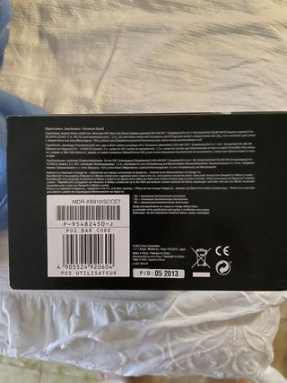 Auriculares Sony MDR-XB910 Plata