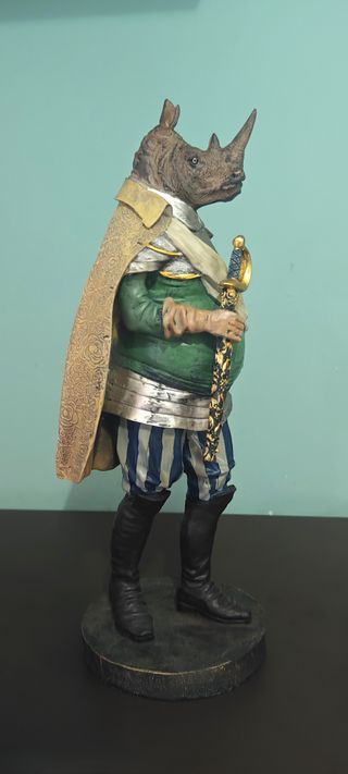 Kare Sir Rhino Standing 42 cm Handmade