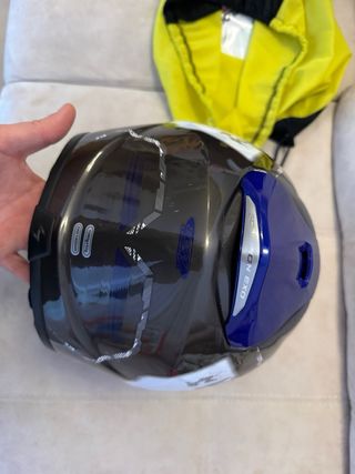 Casco Scorpion EXO-1400 Air Azul/Blanco talla M