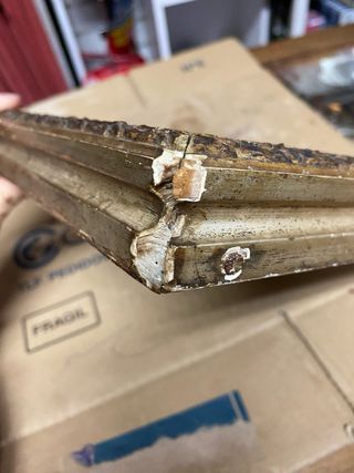 Antiguo relicario 16 reliquias Tierra Santa