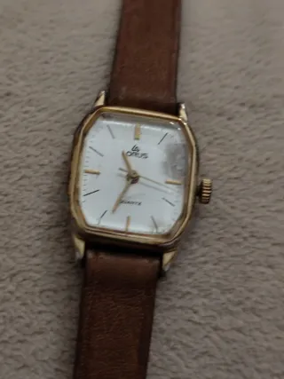 Orologio Lorus Vintage Anni '70 Oro Pelle