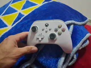 Mando PowerA Xbox Cable Oficial Blanco