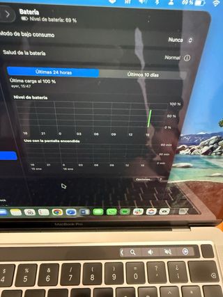 MacBook Pro 2020 i5 16GB RAM y 512 GB disco duro