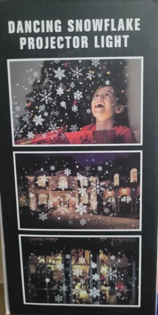 Proyector NUEVO Copos Nieve Navideño