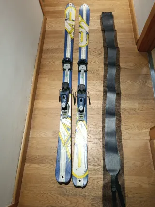 Esquís de travesia con pieles