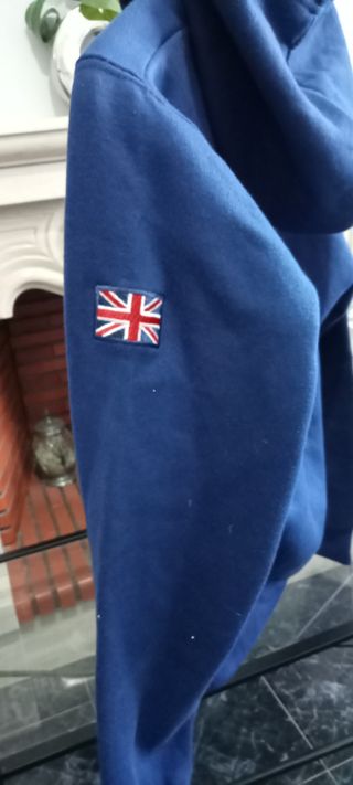 Casaco com Capuz Project London Azul