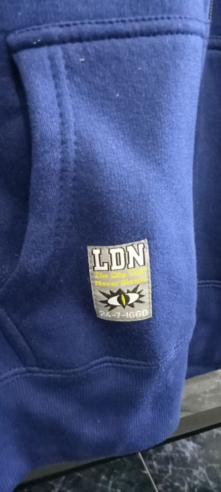 Casaco com Capuz Project London Azul