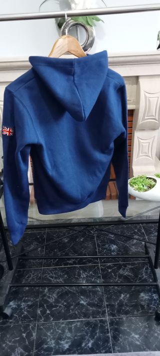 Casaco com Capuz Project London Azul