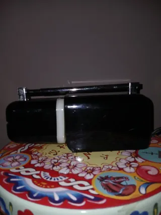 Lampada telescopica design nera