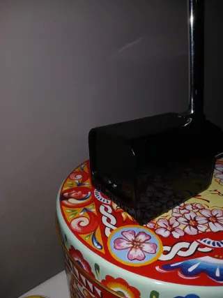 Lampada telescopica design nera