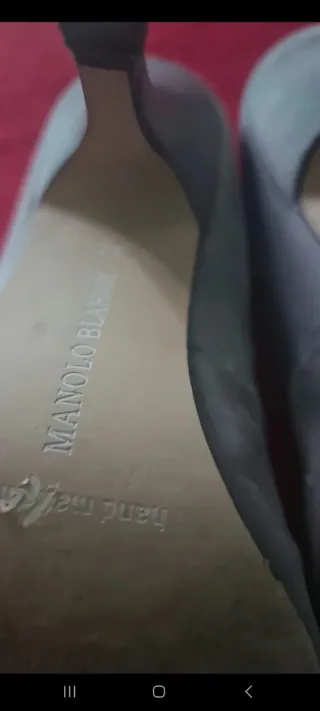 Zapatos de tacón con pedrería