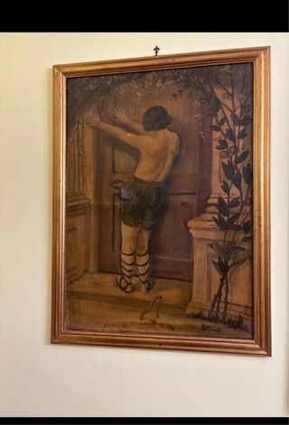 Quadro dipinto a mano Il Castigo