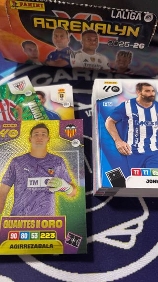 Lote 225 cromos Panini Adrenalyn XL 25-26
