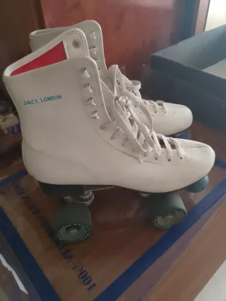 Patines de bota blancos Jack London