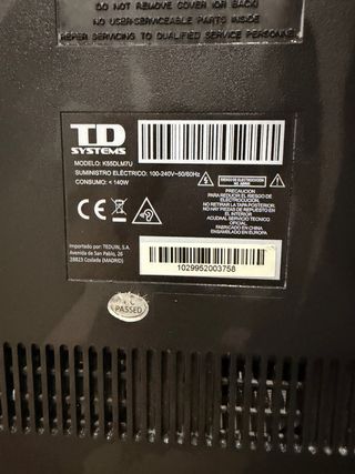 TV TD Systems 55 4K Ultra HD