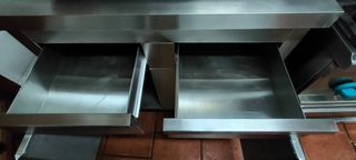 Tavolo in acciaio inossidabile