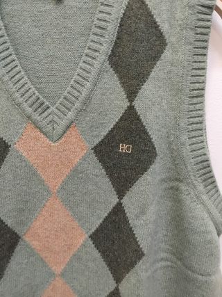 Chaleco punto HG Argyle Talla L