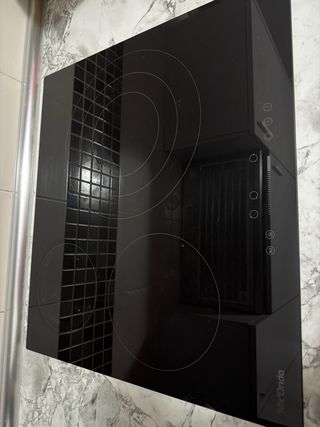 Cocina completa rincon con vitro y horno