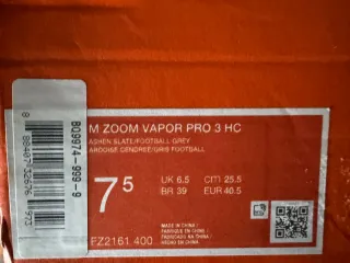 Nike Zoom Vapor Pro 3 HC Grigio Arancia