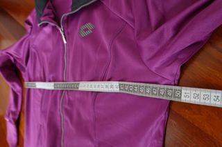 Chaqueta deportiva Lotto morada cremallera complet