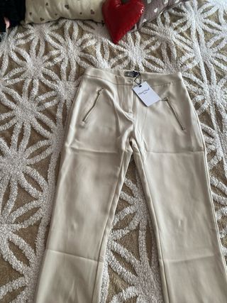 Pantalón Mimi&Moo Beige Mujer