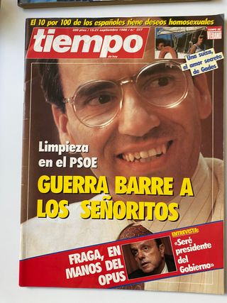 Lote 6 revistas Tiempo