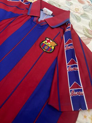Camiseta FC Barcelona Talla L Vintage Rogers Figo