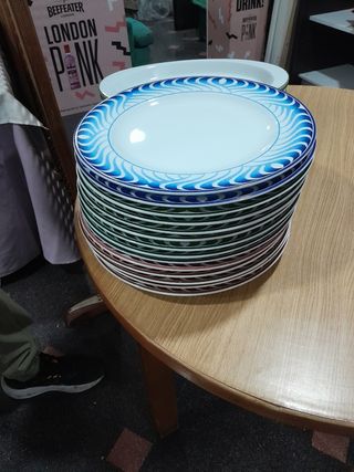 Platos de presentación decorados