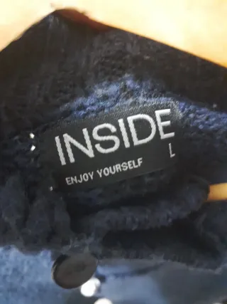 Bonito jersey Inside azul hombre, como nuevo.