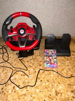 Volante Mario Kart 8 Deluxe y juego Nintendo Switc