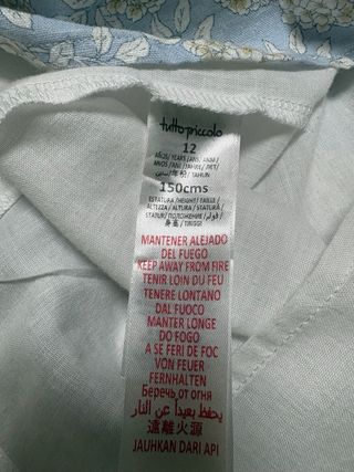 Vestido fiesta Tutto Piccolo niña